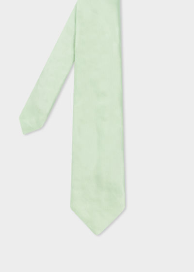 폴스미스 Paulsmith Light Green Silk Tie