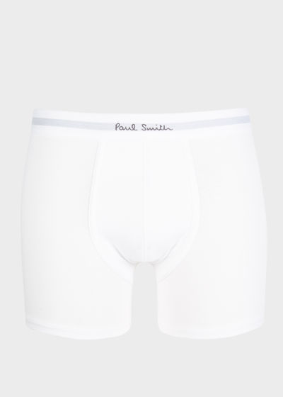 Front View - 'Artist Stripe' Mixed Boxer Briefs Three Pack Paul Smith 