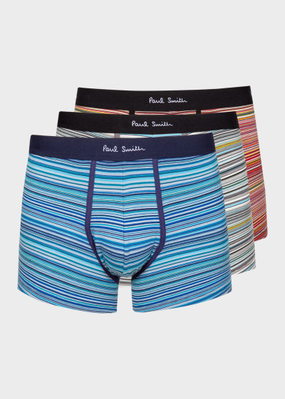 Save 15% Paul Smith Trunks 5 Pack in Navy Blue Mens Clothing Underwear Boxers for Men 