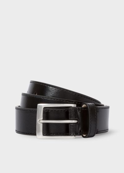Paul Smith Leather Twist Buckle Belt in Black for Men Mens Accessories Belts 