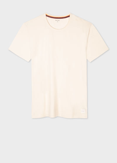 Herren Bekleidung T-Shirts Langarm T-Shirts Paul Smith Baumwolle Langarmshirt mit Streifen in Weiß für Herren 