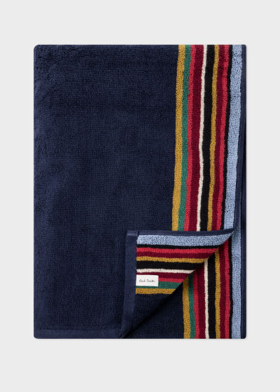 Product View - Navy 'Signature Stripe' Towel Set Paul Smith