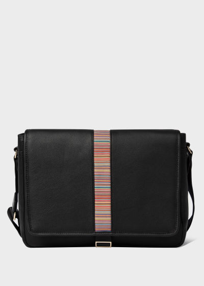 Paul Smith Leather Logo-printed Hand Bag in Black for Men Mens Bags Pouches and wristlets 