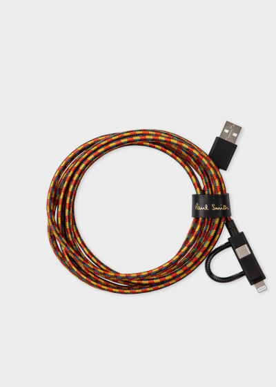 Front view - Paul Smith X Native Union - Belt Cable Universal Paul Smith