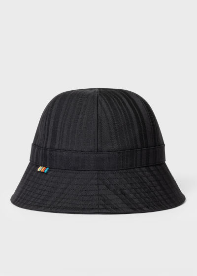 폴스미스 폴스미스 Paulsmith Black Shadow Stripe Bucket Hat
