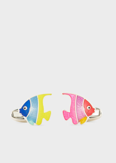 Front View - 'Tropical Fish' Cufflinks Paul Smith