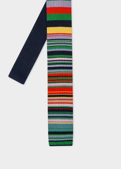 폴 스미스 넥타이 Paul Smith Multi Stripe Knitted Tie