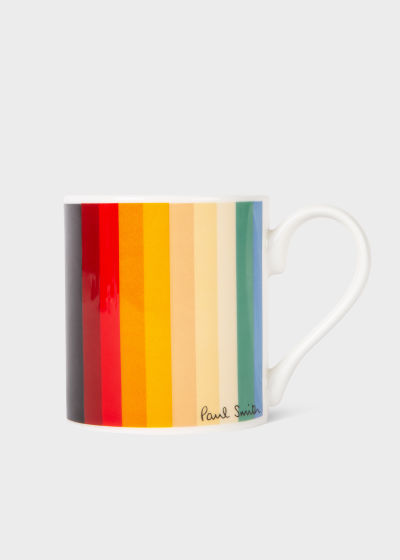 Front View - Colour Block Stripe Mug Paul Smith