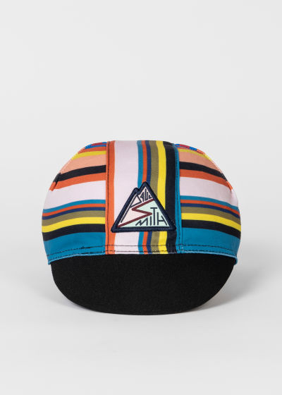 Front view - 'Summer Stripe' Cycling Cap Paul Smith