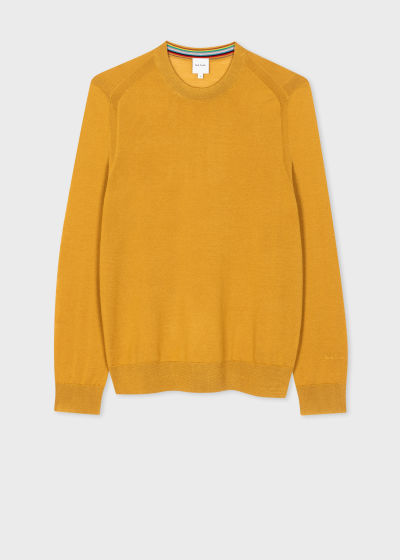 폴스미스 Paulsmith Mustard Merino Wool Sweater