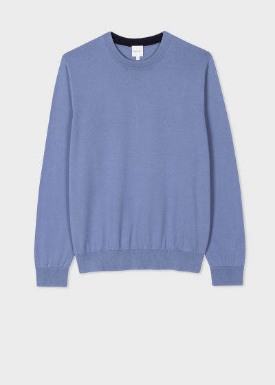 폴스미스 Paulsmith Mid Blue Organic Cotton Sweater