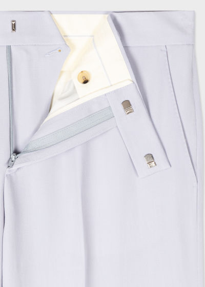 Product View - Men's Pale Blue Wool Twill Trousers Paul Smith