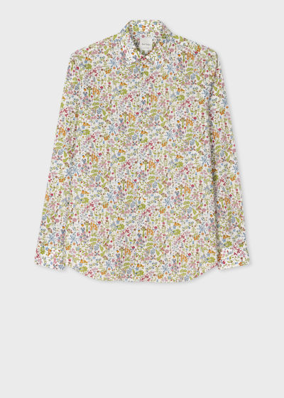 폴스미스 Paulsmith Tailored-Fit Multi-Colour Liberty Floral Shirt