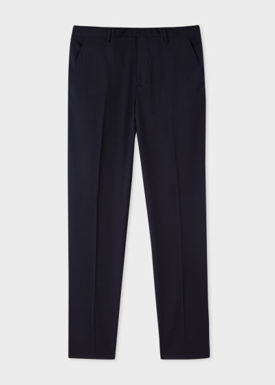 Men's Slim-Fit Navy Wool 'A Suit To Travel In' Pants by Paul Smith
