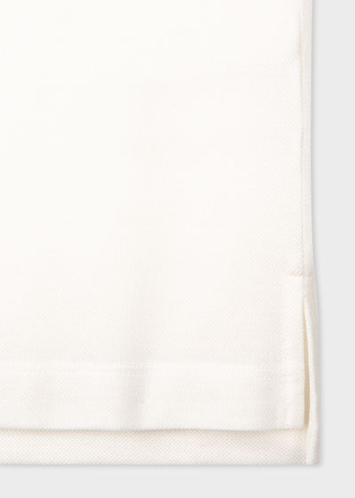 폴스미스 Paulsmith White Signature Stripe Trim Polo Shirt