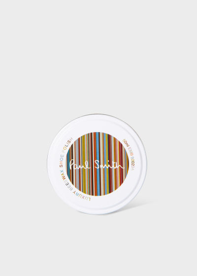 Front view - Luxury Neutral Beeswax Shoe Polish Paul Smith