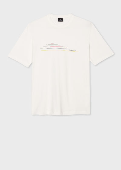 폴스미스 Paulsmith Ecru Chest Stripe T-Shirt