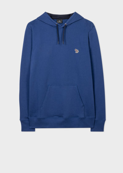 Sweat Bleu Foncé avec Logo Zebra en Coton Paul Smith - Vue de face
