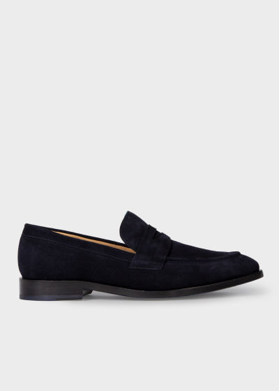 Paul Smith Suede Black Mauro Slippers for Men Mens Shoes Slip-on shoes Slippers 