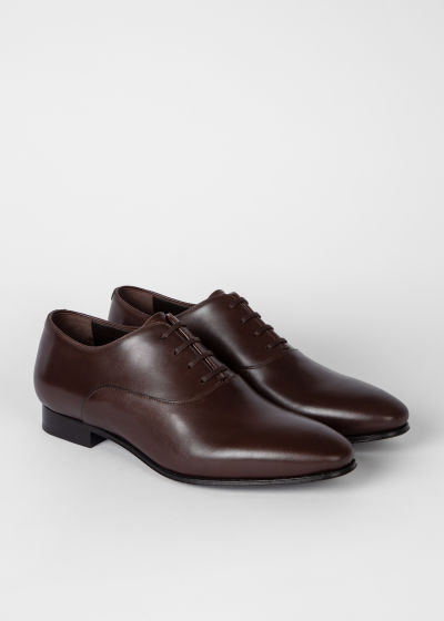 Homme Chaussures Chaussures  à lacets Chaussures Oxford Chaussures lacées en cuir à bout en amande Cuir Henderson pour homme en coloris Noir 