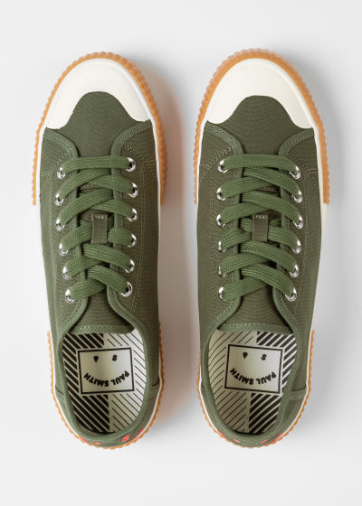 for Men Converse Leather Trainers in Khaki Mens Shoes Trainers Low-top trainers Green 