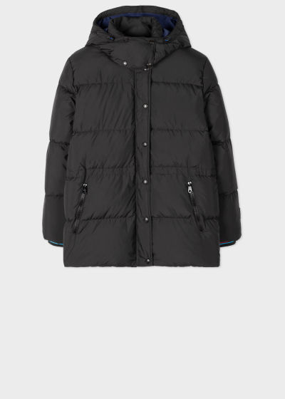 Product View - Women's Black Padded Down Coat Paul Smith