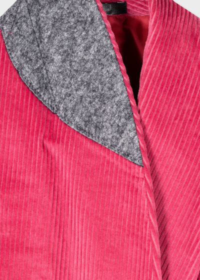Detail View - Women's Pink Corduroy Blazer Paul Smith
