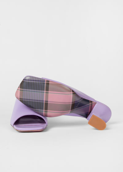 Product View - Women's Lilac 'Ford' Leather Mules Paul Smith