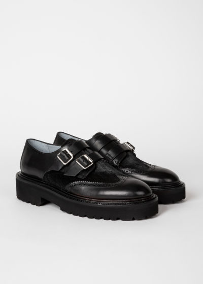 Product View - Women's Black Leather 'Raelyn' Brogues Paul Smith