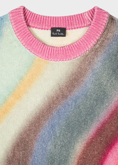 Product View - Women's Cotton-Wool 'Swirl Spray' Sweater Paul Smith