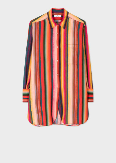 Front view - Women's 'Painted Stripe' Shirt