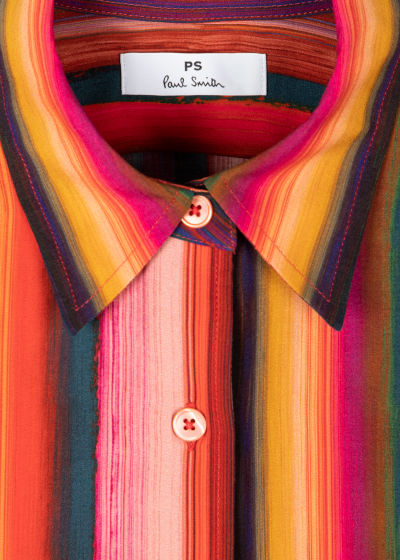 Detail view - Women's 'Painted Stripe' Shirt Paul Smith