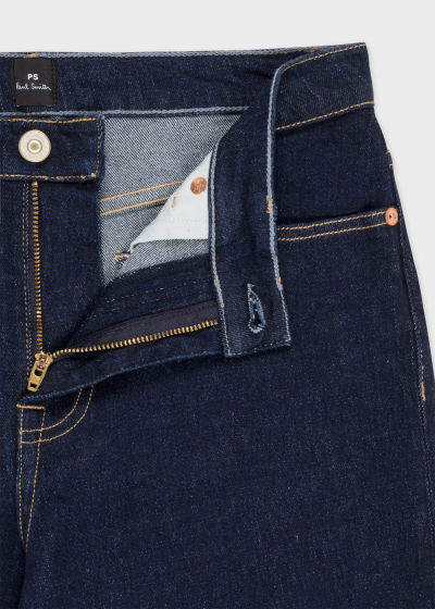 Detail view - Women's Indigo Wash Straight-Fit 'Happy' Jeans Paul Smith