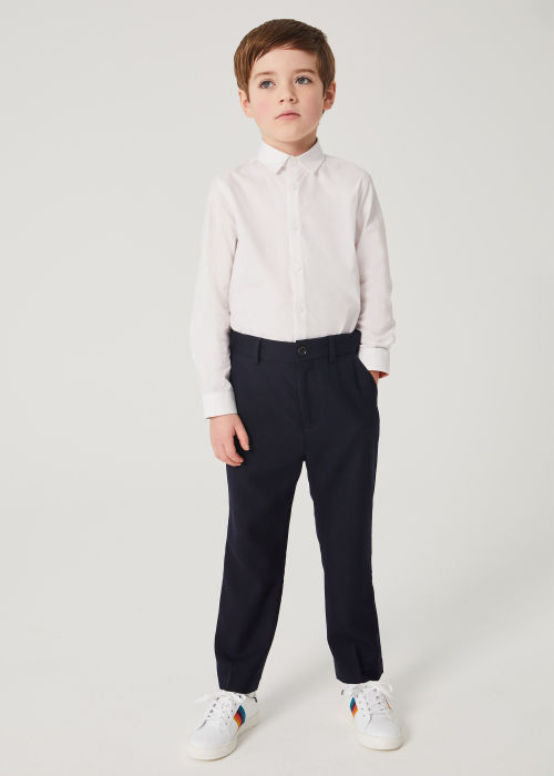 Model view - 2-13 Years Navy Suit Trousers Paul Smith