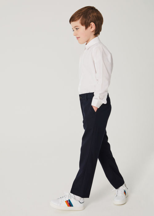 Model view - 2-13 Years Navy Suit Trousers Paul Smith