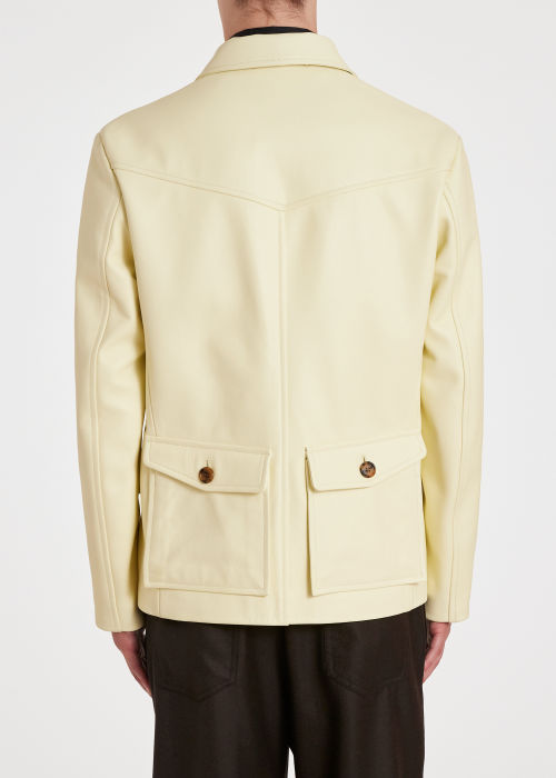 Model view - Commission &Paul Smith - Yellow Nappa Leather Jacket