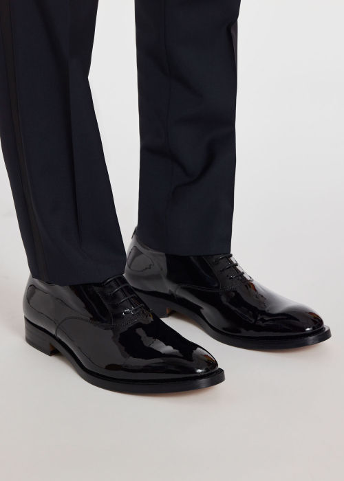 Model View - Black Patent Leather 'Gershwin' Shoes Paul Smith