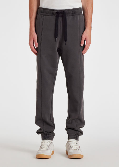 Men's Charcoal Grey Cotton 'Happy' Sweatpants