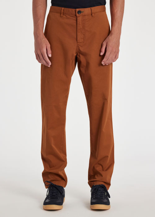 Men's Tapered-Fit Acorn Stretch-Cotton Chinos