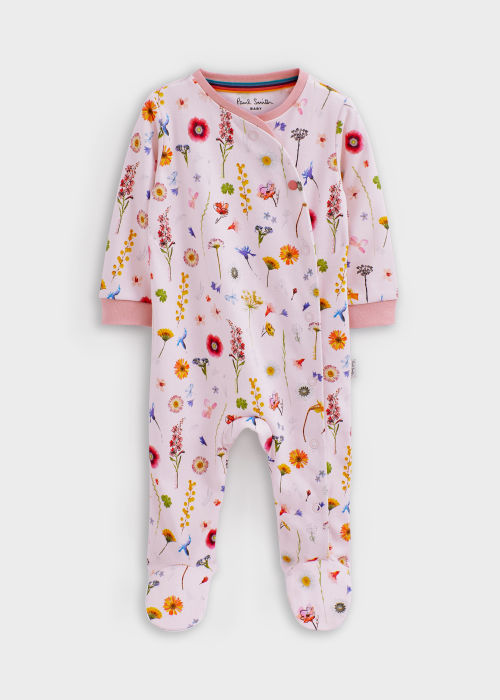 Product view - Babies Pink Floral Babygrow Gift Set