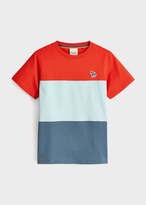 Product view - 2-13 Years Colour-Block Zebra T-Shirt