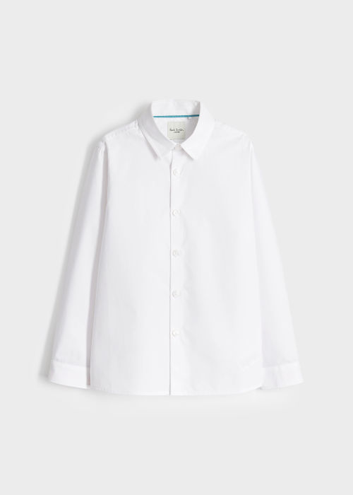Product view - 2-13 Years White Cotton Shirt