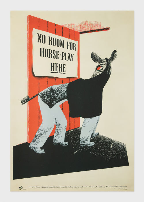 'No Room for Horseplay, 1944' Poster Print by H. A. Rothholz