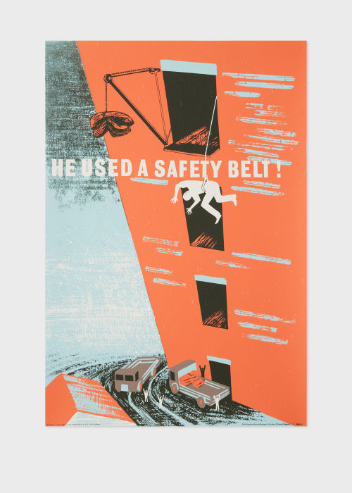 'He Used a Safety Belt, 1943' Poster Print by H. A. Rothholz