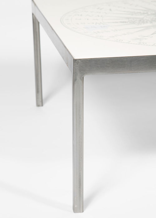 Table Basse Carrée "Compass" par DANAD Design, Années Soixante