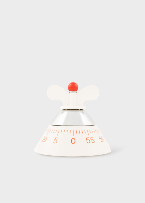 Alessi White Kitchen Timer by Michael Graves