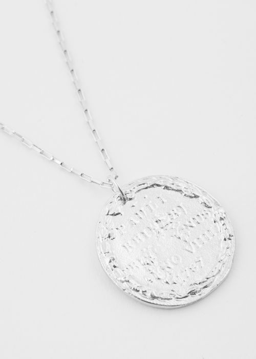 'The Snow Lion Medallion' Sterling Silver Chain Necklace by Alighieri 
