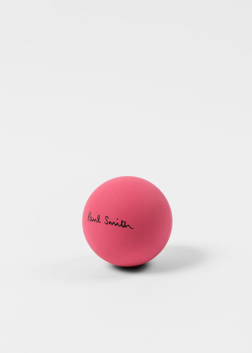 Ensemble Raquette et Balle de Plage en Bois "Cor" - Paul Smith + Avora - Vue de face