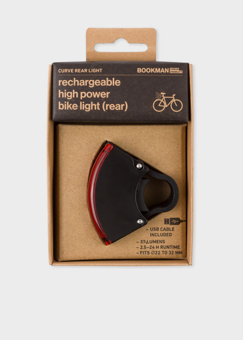 Black 'Curve' Back Bike Light by Bookman