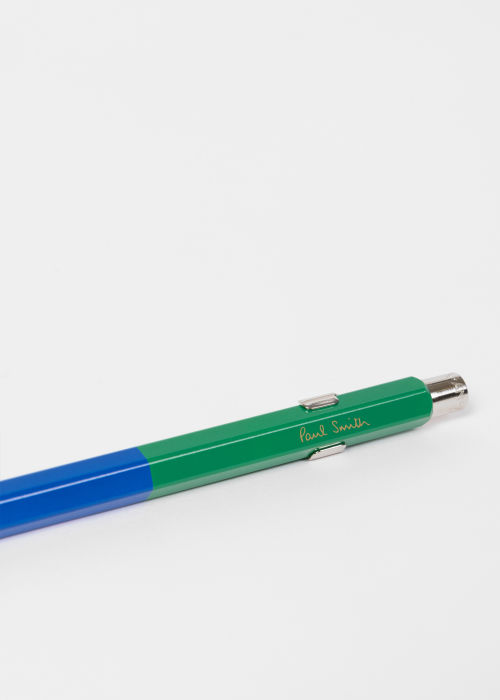 Caran d'Ache + Paul Smith - 849 Blue & Green Ballpoint Pen